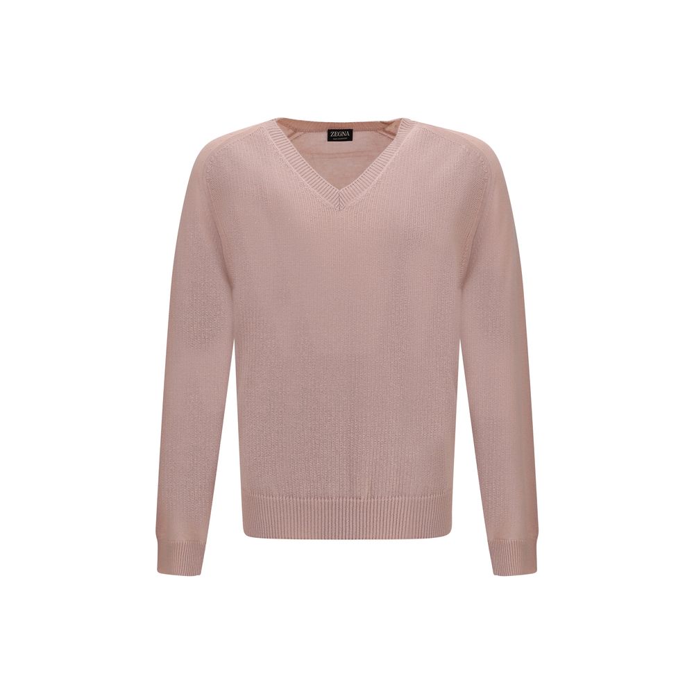 V-neck cashmere sweate