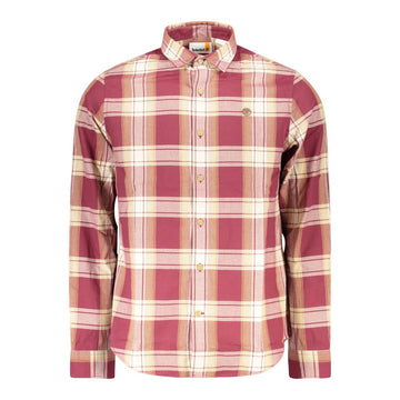 Red Cotton Men Shirt