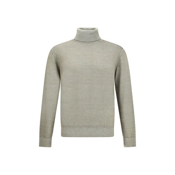 Wool Green Turtleneck