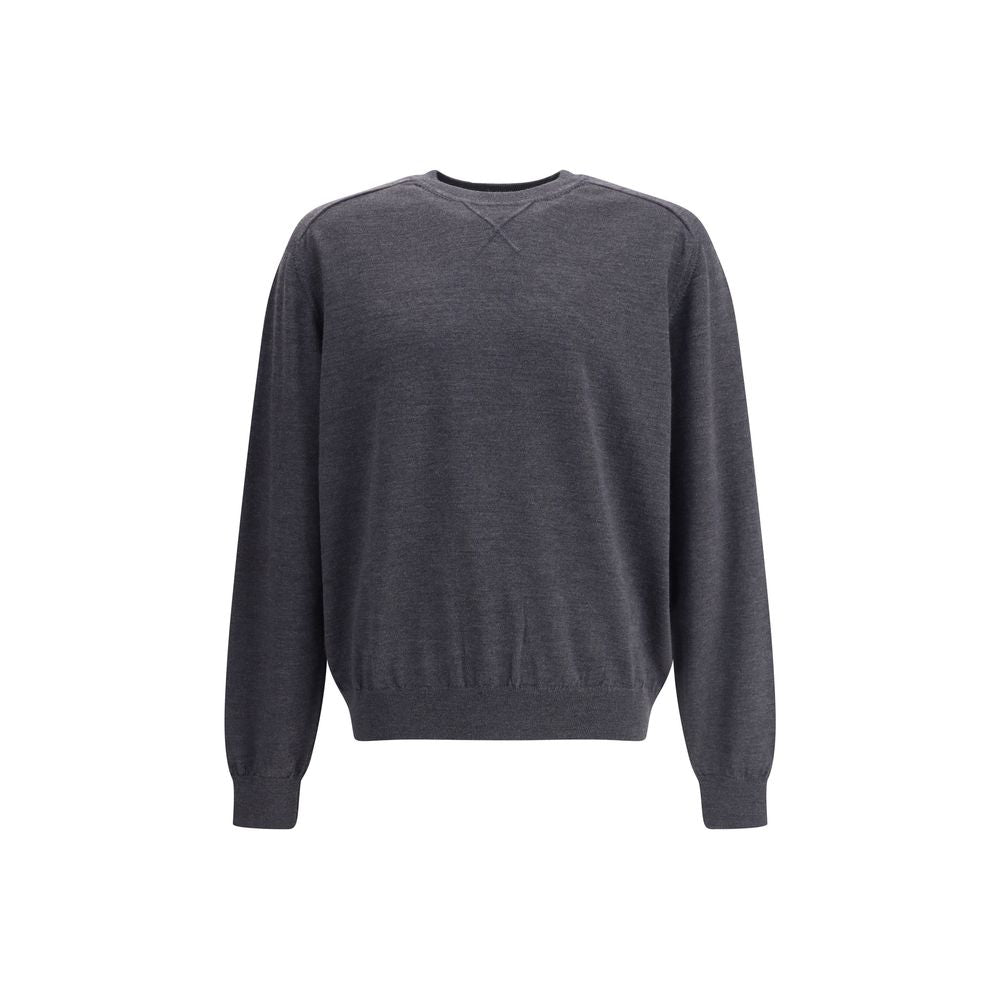Crew-neck Sweater in merino wool