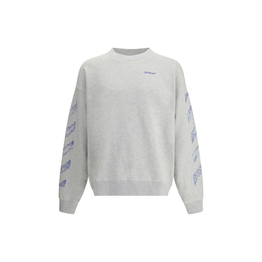 Scribble Diag Skate Crewneck
