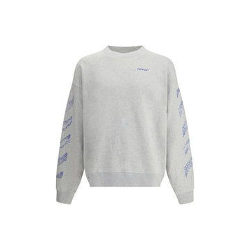 Scribble Diag Skate Crewneck