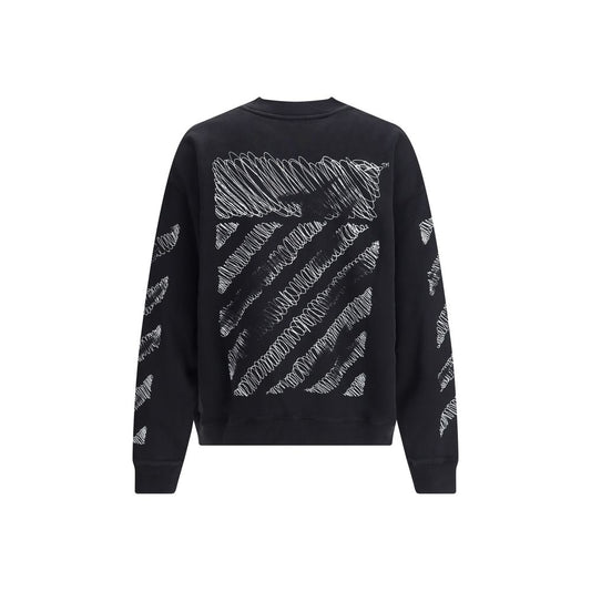Scribble Diag Skate Crewneck