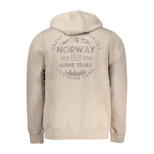 Beige Cotton Sweatshirt
