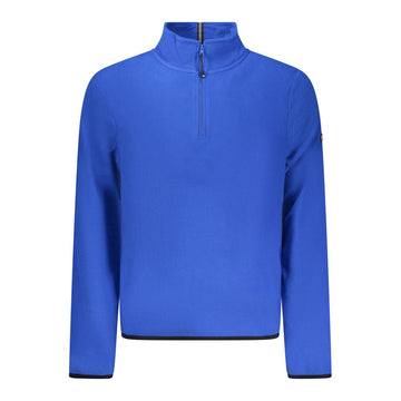 Blue Polyester Men Sweater