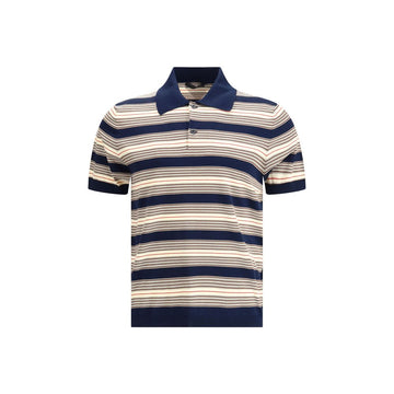 Striped cotton Polo