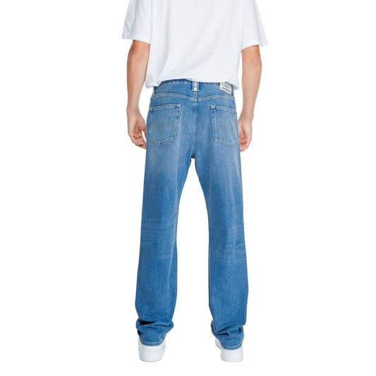 Blue Cotton Pant