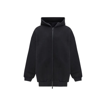 Cotton-nylon zip-up Hoodie