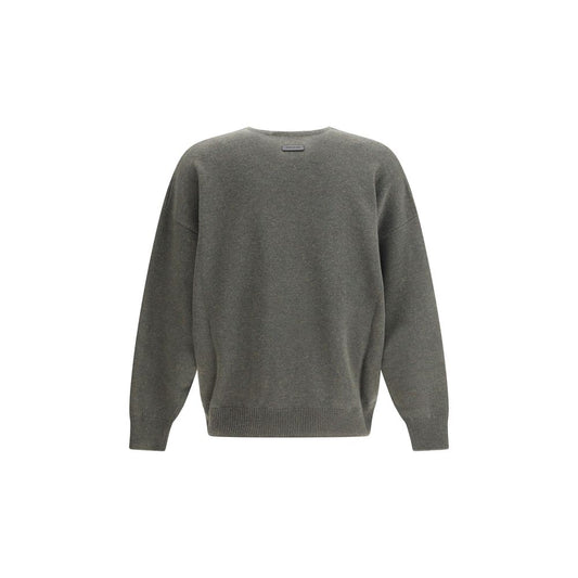 Oversized wool crewneck Sweater