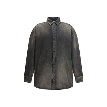 Snap Front Denim Overshirt