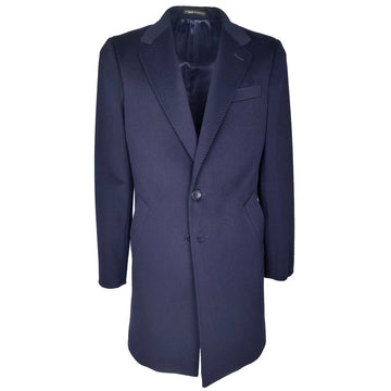 Blue Wool Men's Jacket