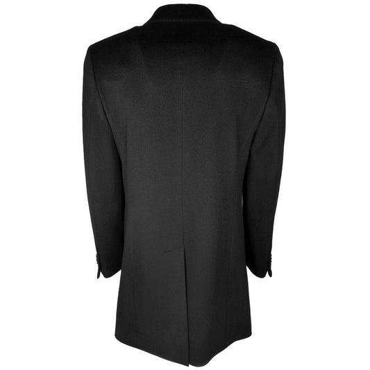 Black Wool Men Jacket