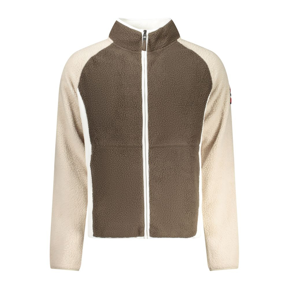 Brown Polyester Sweatshirt