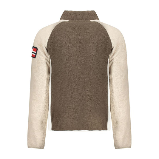 Brown Polyester Sweatshirt