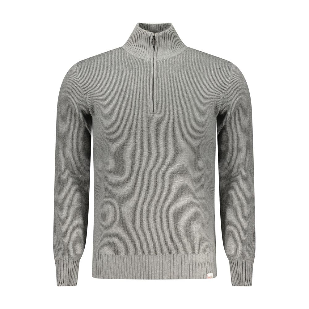 Gray Nylon Sweater