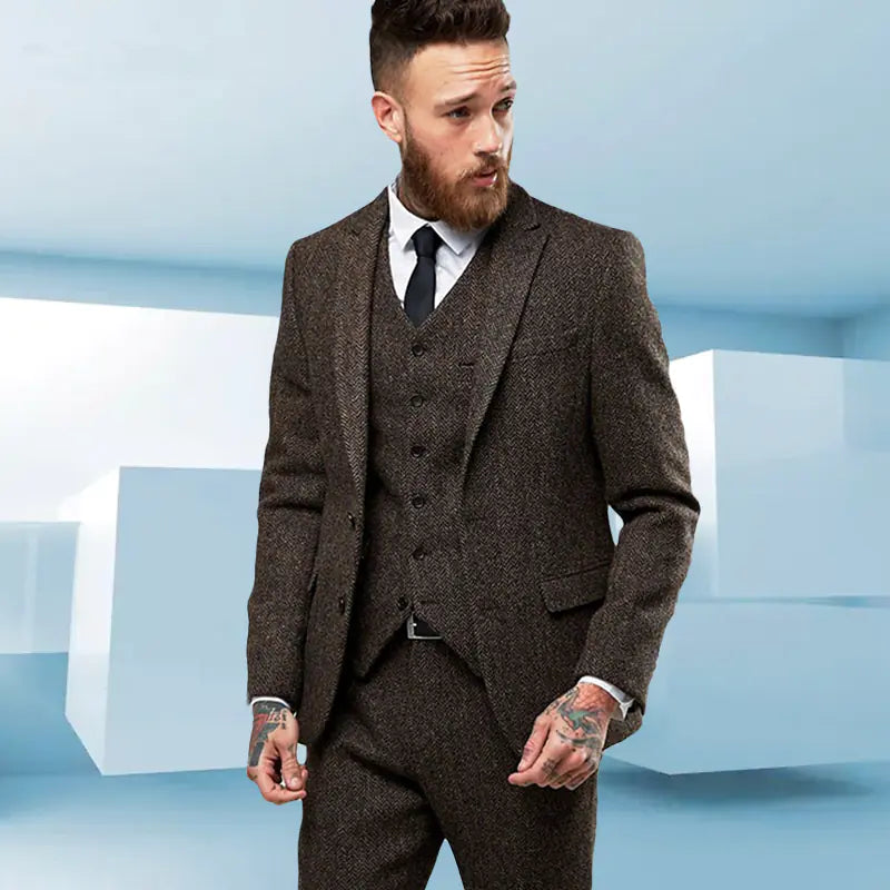 Slim Fit Suit 3-Piece